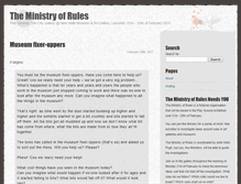 Tablet Screenshot of ministryofrules.npugh.co.uk